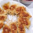 Homemade gyoza (japanese dumpling)