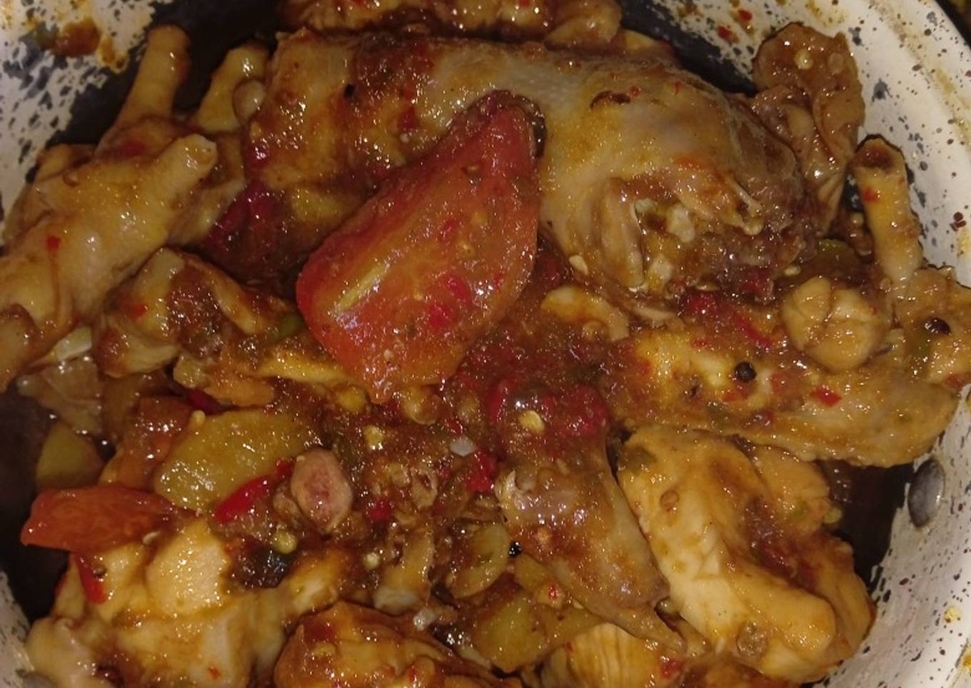 Ayam saus tiram lada hitam