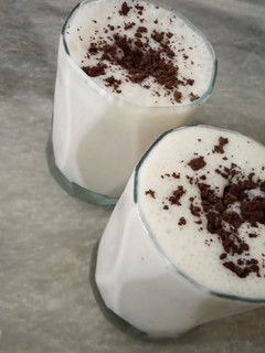 A picture of Banana 🍌 smoothie.