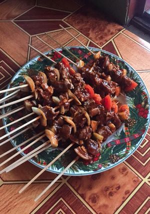 Foto resep Sate Sapi Barbeque