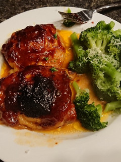A picture of Baked BBQ Chicken Thighs.