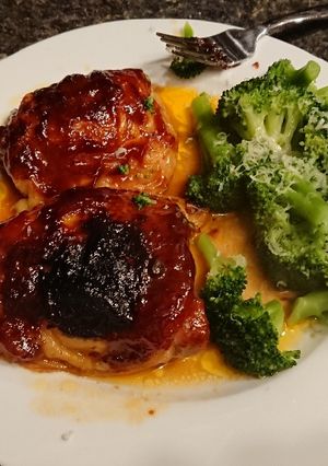 A picture of Baked BBQ Chicken Thighs.
