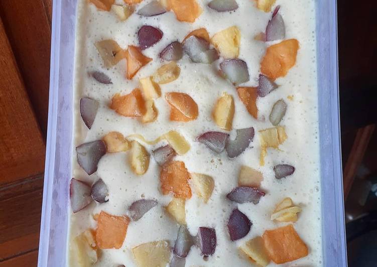 Cara Gampang Membuat Vanilla Ice Cream (Haan), Lezat Sekali