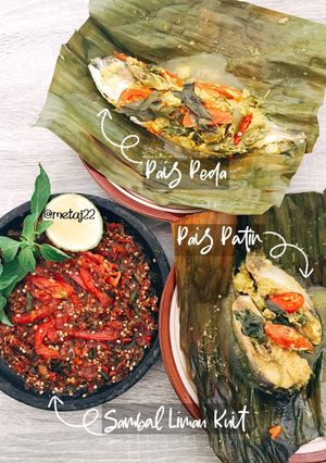 Foto resep Pais iwak Patin dan iwak Peda (Sambal Limau Kuit)