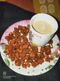 পিনাট পপকর্ণ (peanut popcorn recipe in Bengali)