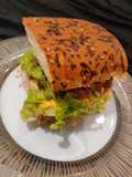 Multigrain garlic bun