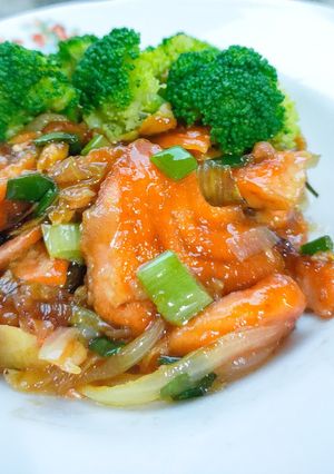 Foto resep Salmon Teriyaki ala Rumahan