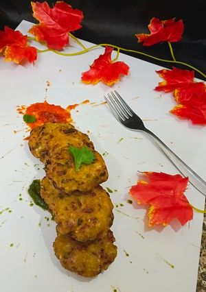 पोहा वेज कटलेट (Poha veg cutlet recipe in Hindi) रेसिपी मुख्य फोटो