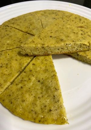Una foto de Tortilla de brócoli para Bebés +6M