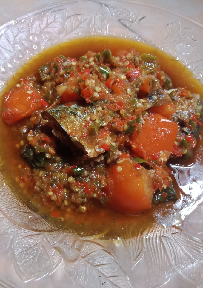 Foto resep Sambel ikan asin peda ekstra pedas
