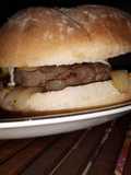 Hamburguesa black angus estilo burger