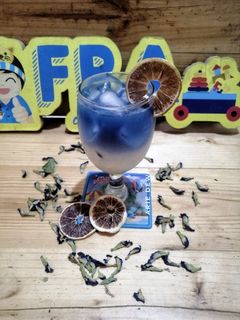 Foto resep Butterfly Pea Tea Latte