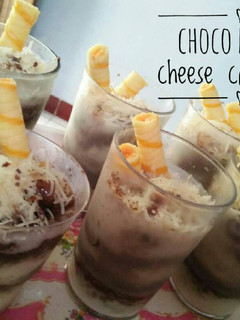 Foto resep Choco biscuit cheese cake lumer