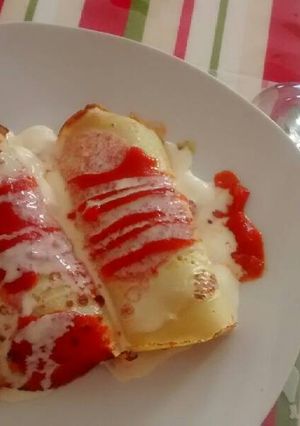 Una foto de Canelones de ricotta y verdura