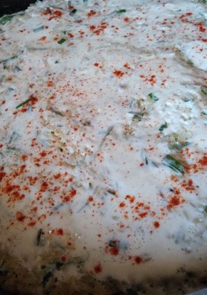 Una foto de Colchón de arroz con zapallitos