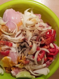 عکسی از دستور خوراک مرغ در فر