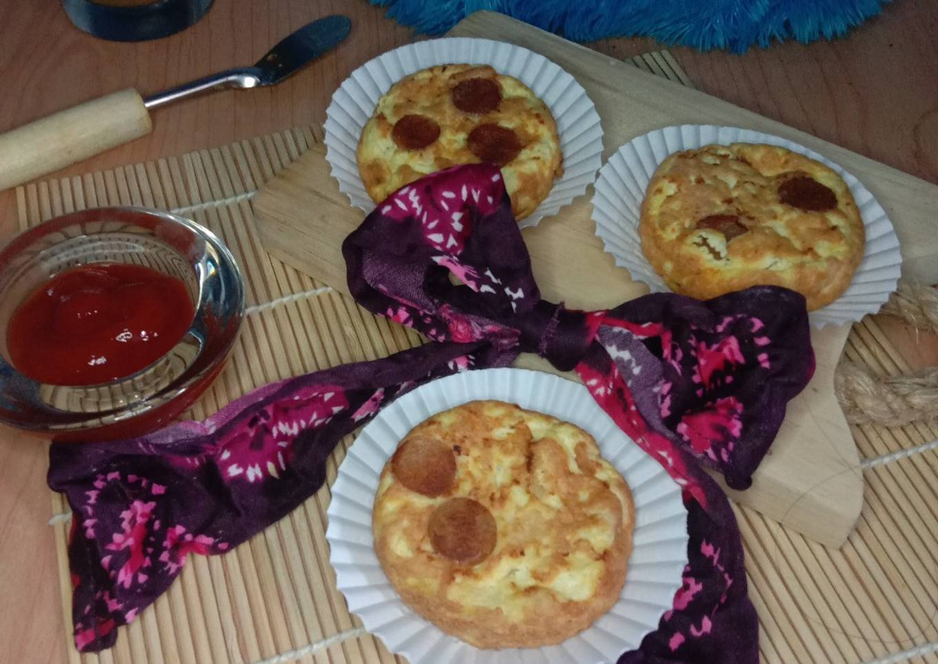 Tahu dadar telur sosis