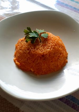 Una foto de Arroz rojo