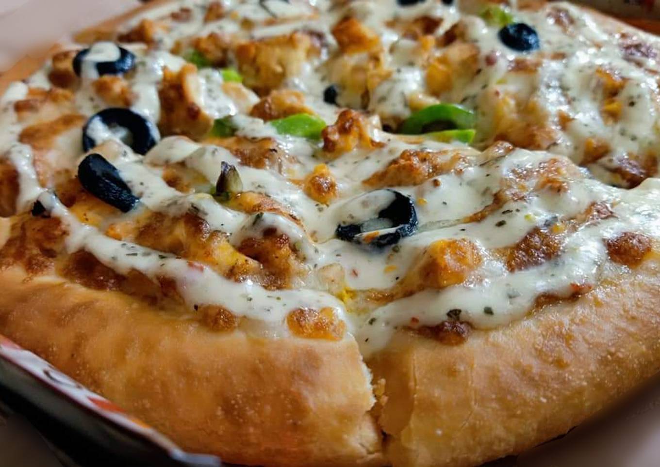 Creamy Cheesy Tikka Pizza ðŸ•ðŸ§€ðŸ•