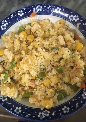 Hình của món Cơm chiên mayonaise.