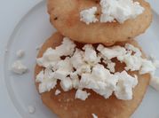 Una foto de arepas sin horno