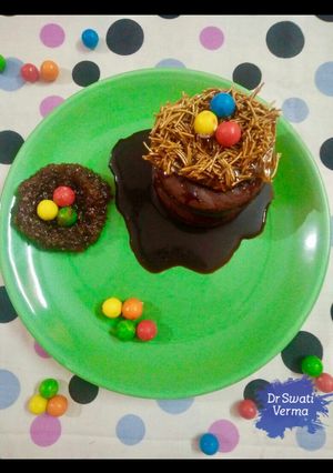A picture of Chocolate Easter Egg Nest Cake.