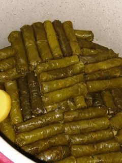 صورة لوصفة محشي ورق العنب الحامض جداً بطريقتي