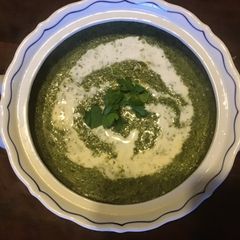 A picture of California Farm Parsley Cheese Soup.
