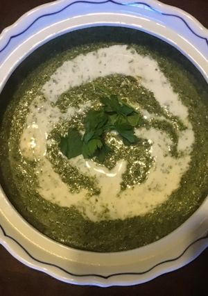 A picture of California Farm Parsley Cheese Soup.