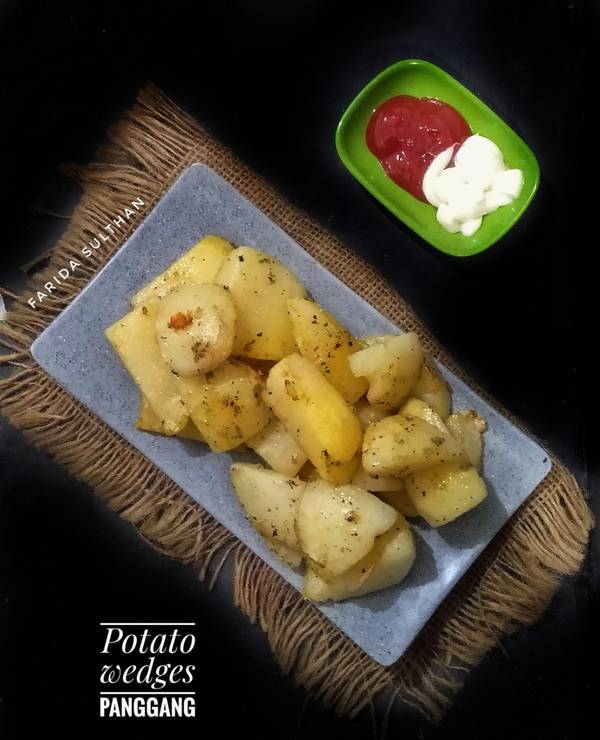 Potato Wedges Panggang Teflon