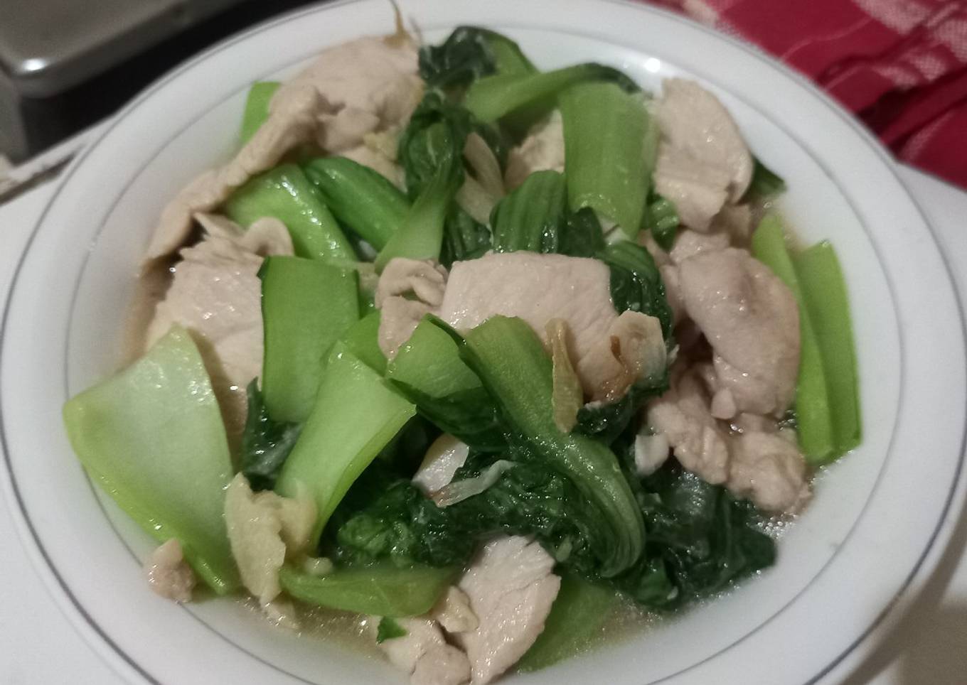 Cah Pokcoy Ayam