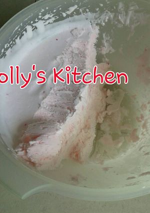 Foto resep Ice Cream Strawberry Homemade 😍😋