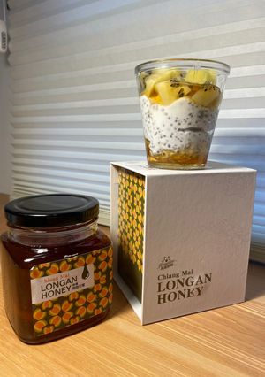 蜂蜜椰奶奇亞籽優格奶凍￼ 的食譜成品照片
