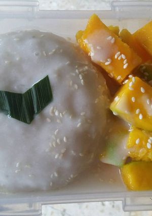 Foto resep Creamy Mango Sticky Rice