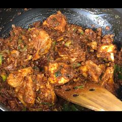 A picture of Kadhai Chicken.