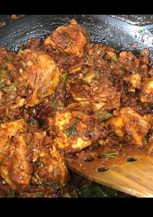 A picture of Kadhai Chicken.