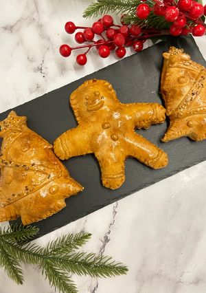 Foto principal de Empanadas de carne en freidora de aire (Versión Navideña)