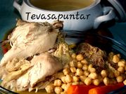 Una foto de puchero de garbanzos