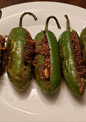 A picture of Stuffed Green Peppers.
