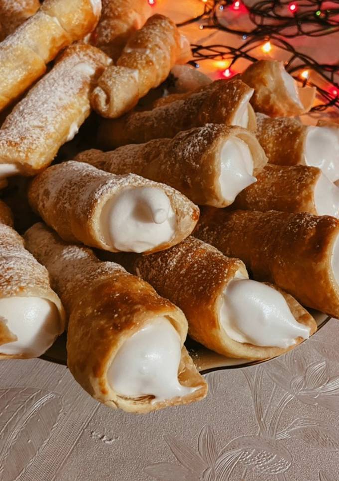 Трубочки з кремом