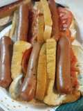 Hotdogs, with Tomato and Chives