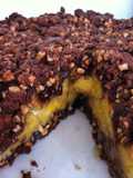 Crumble de cacau com chocolate