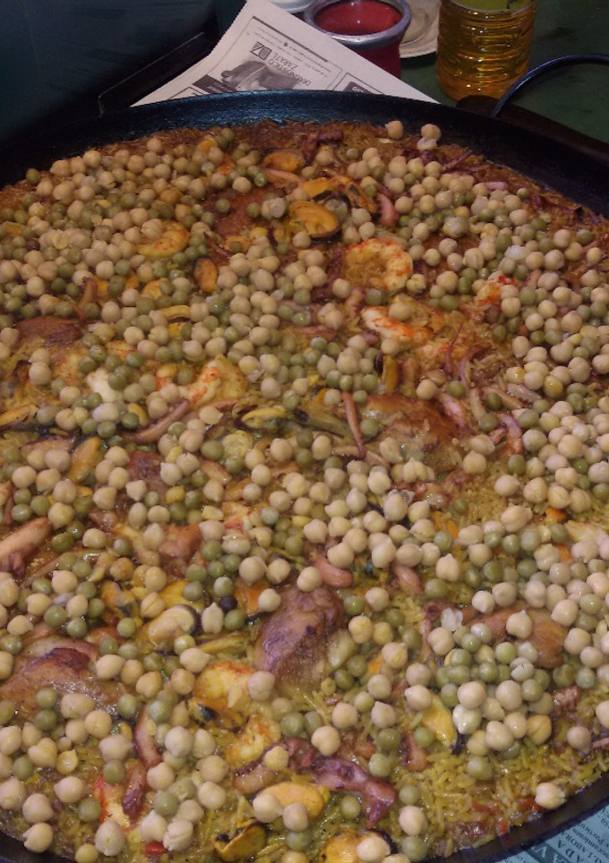Una foto de Paella a la Mendocina