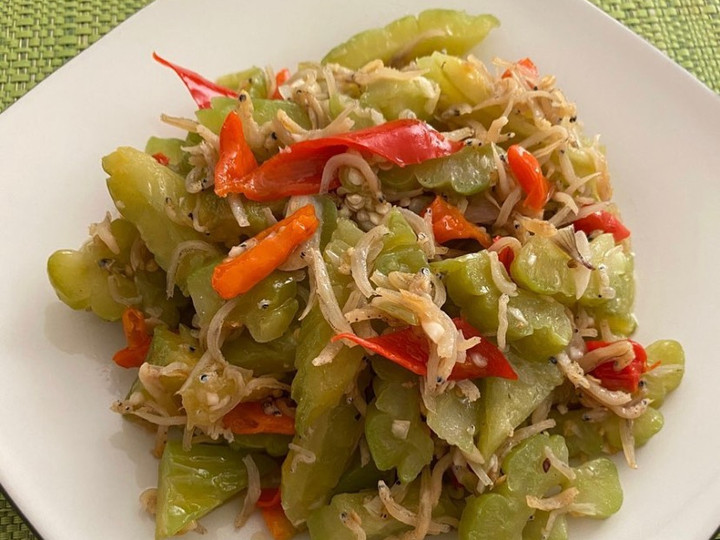 Resep Tumis pare teri pedas yang Enak Banget