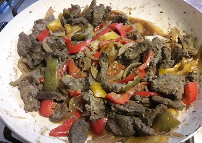 Easy Beef Liver, Alexandrian liver style