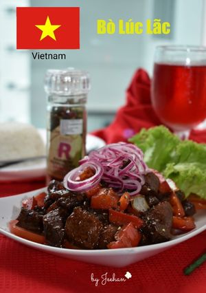Foto resep Bò Lúc Lãc#FestivalResepAsia#Vietnam#Daging