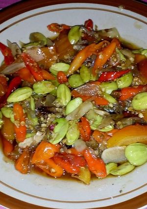 Foto resep Oseng pedas Peda tabur Jamrud 😂