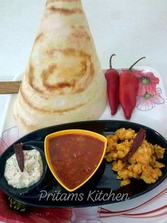स्पेशल मसाला डोसा (Special masala dosa recipe in hindi) रेसिपी मुख्य फोटो