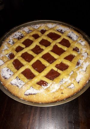 Una foto de Pastafrola de membrillo
