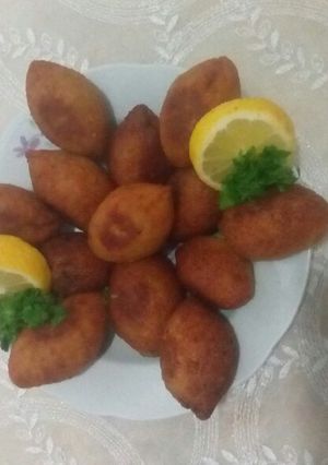 صورة لوصفة كبة مقلية ولا اروع 😋 👌